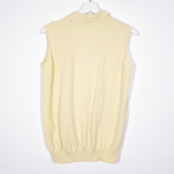 Vintage Yellow Collared Top - Picture 5 of 5